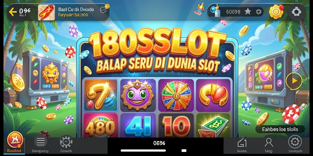 Tampilan seru dari gameplay balap di 180SLOT.