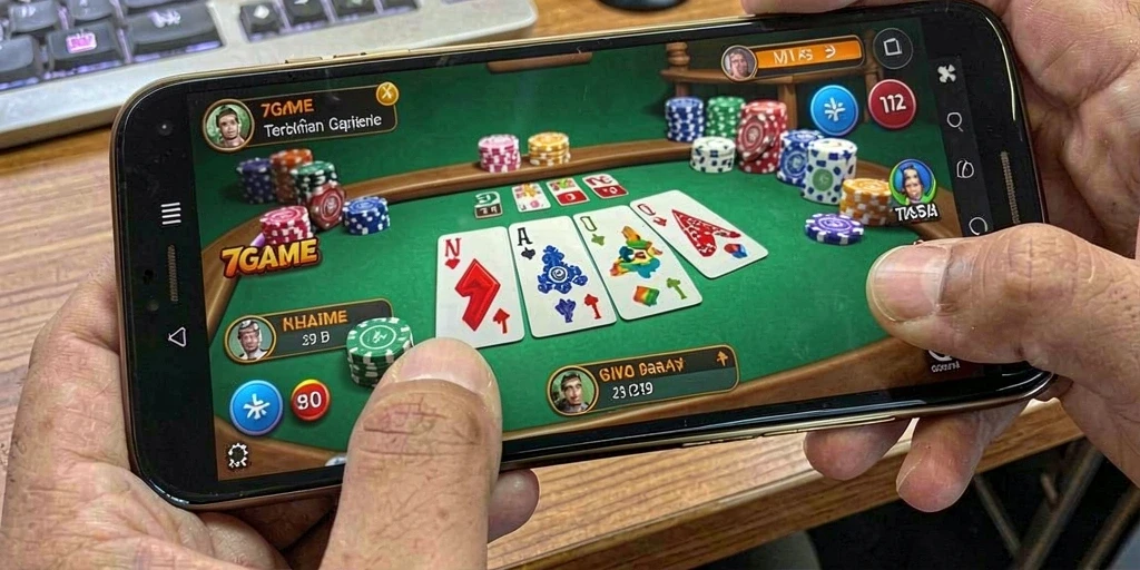 Tampilan gameplay Gaple yang seru dan interaktif di 7GAME.