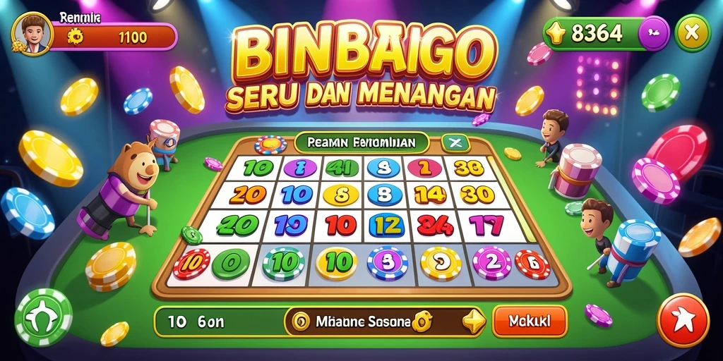 Tampilan menarik dari gameplay Bingo di 8364 yang seru.