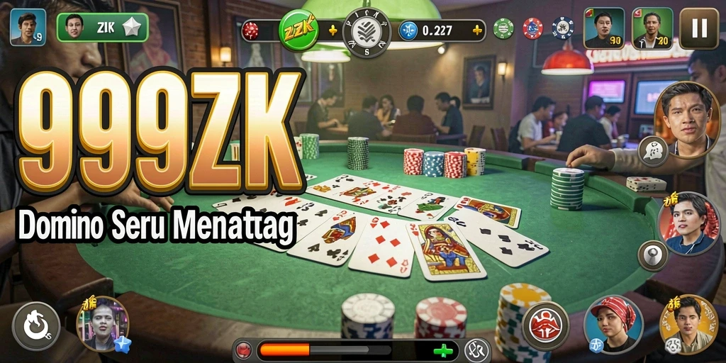 Tampilan gameplay seru di 999ZK yang menantang.