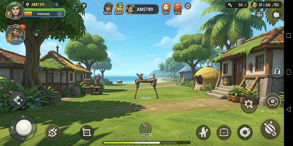 Tampilan gameplay yang menarik dari AMS789 dengan berbagai fitur simulasi.