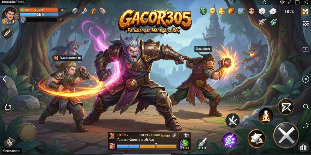 Tampilan gameplay RPG GACOR305 yang menarik dan menegangkan.