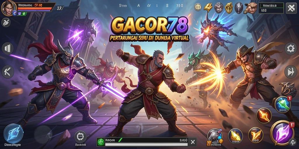 Tampilan gameplay GACOR78 yang intens dan mendebarkan.