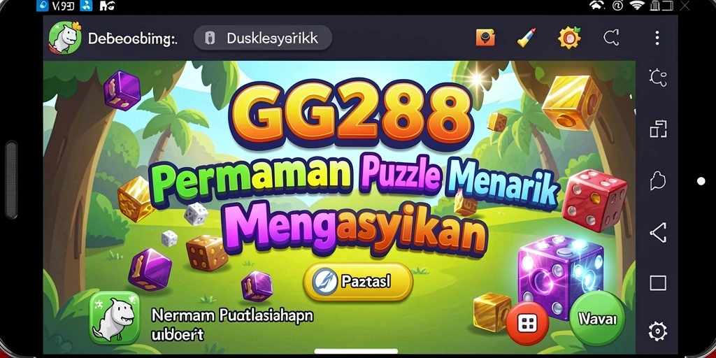 Screenshot gameplay GG288 menampilkan tantangan puzzle yang menarik.