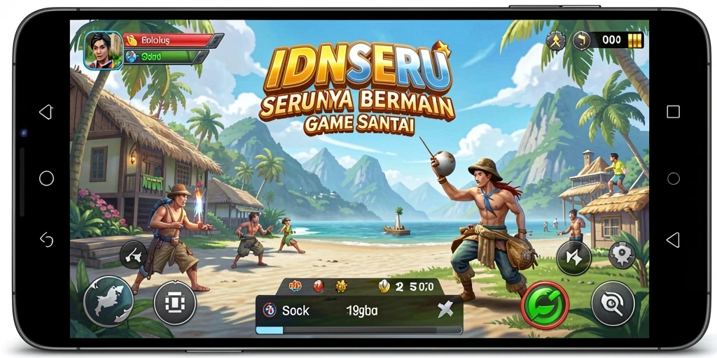Tampilan gameplay seru dari IDNSERU yang menghibur.