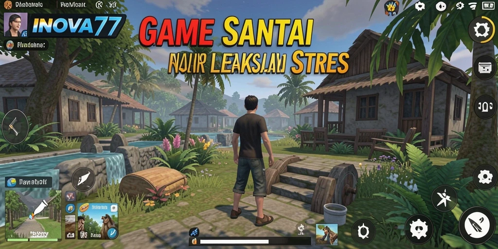 Tangkapan layar gameplay santai INOVA77 yang seru dan menarik.