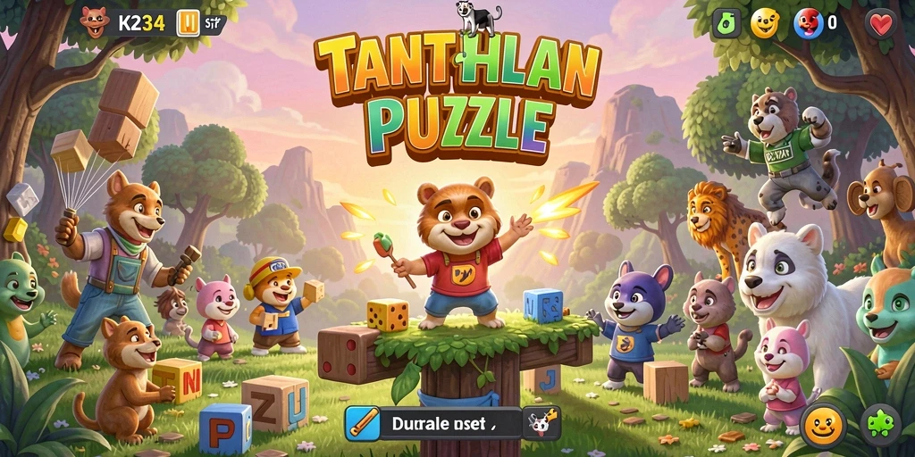 Screenshot K234 menampilkan gameplay seru dengan teka-teki yang menantang.