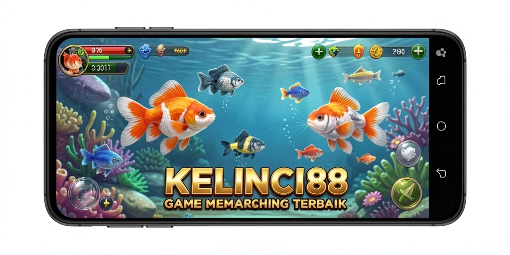 Screenshot gameplay KELINCI88 yang menampilkan aksi memancing yang mendebarkan.