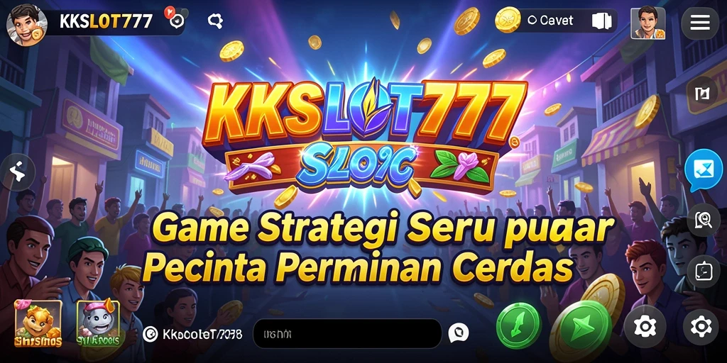 Tangkapan layar gameplay KKSLOT777 menunjukkan strategi yang mendebarkan.