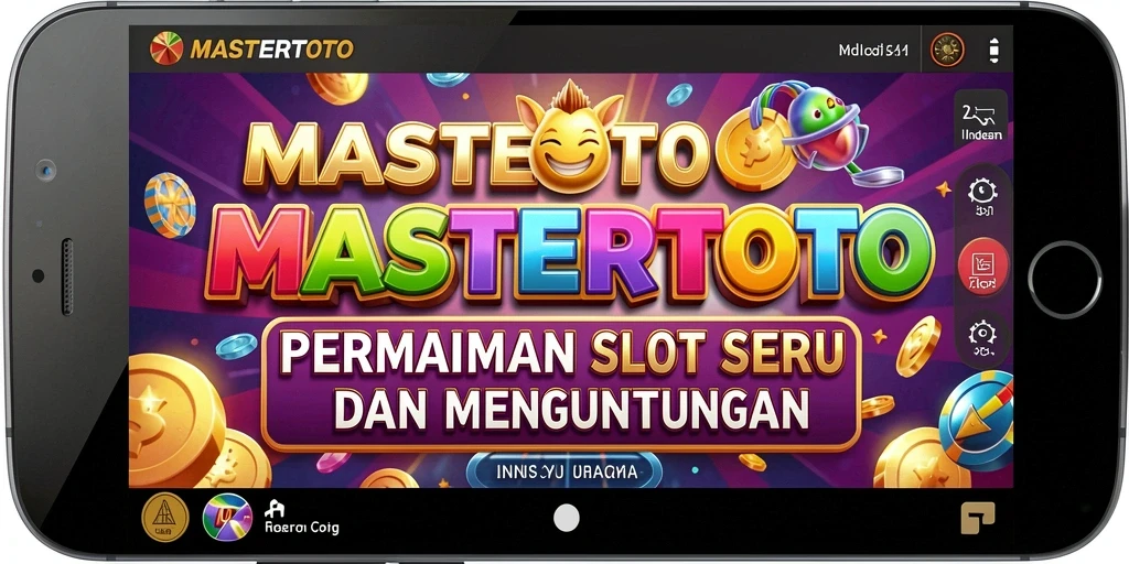 Tampilan gameplay Slot MASTERTOTO yang menarik dan penuh warna.