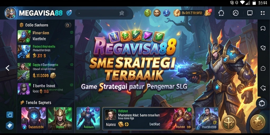 Tampilan gameplay menarik dalam MEGAVISA88 yang penuh strategi.