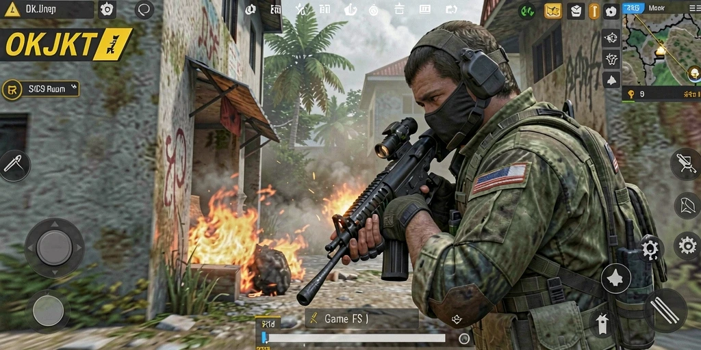 Gameplay intens dari OKJKT yang memukau dan penuh aksi.