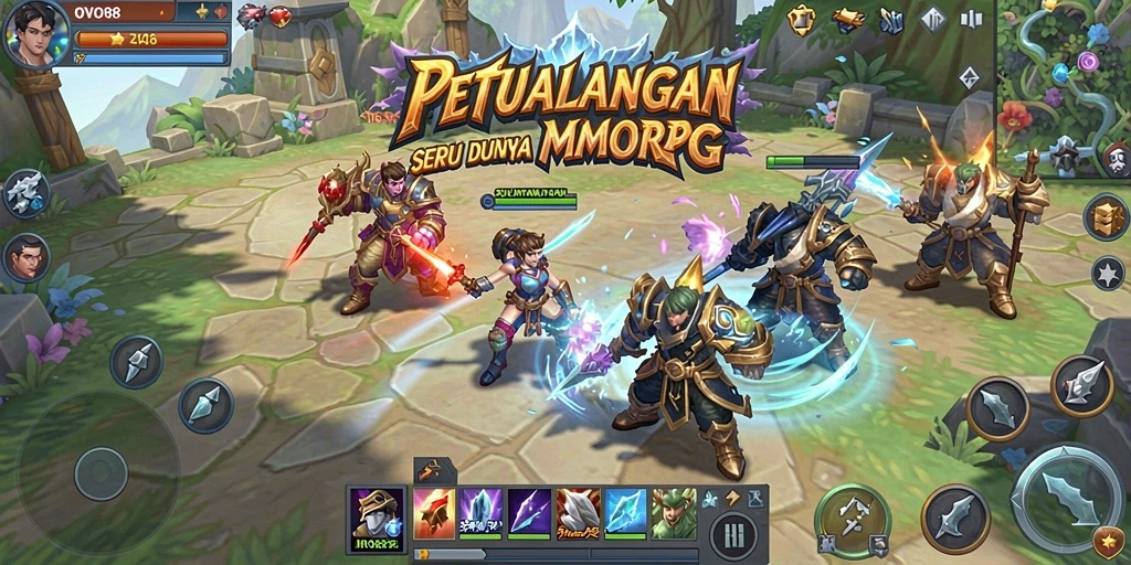 Tampilan gameplay OVO88 yang menantang dan imersif.