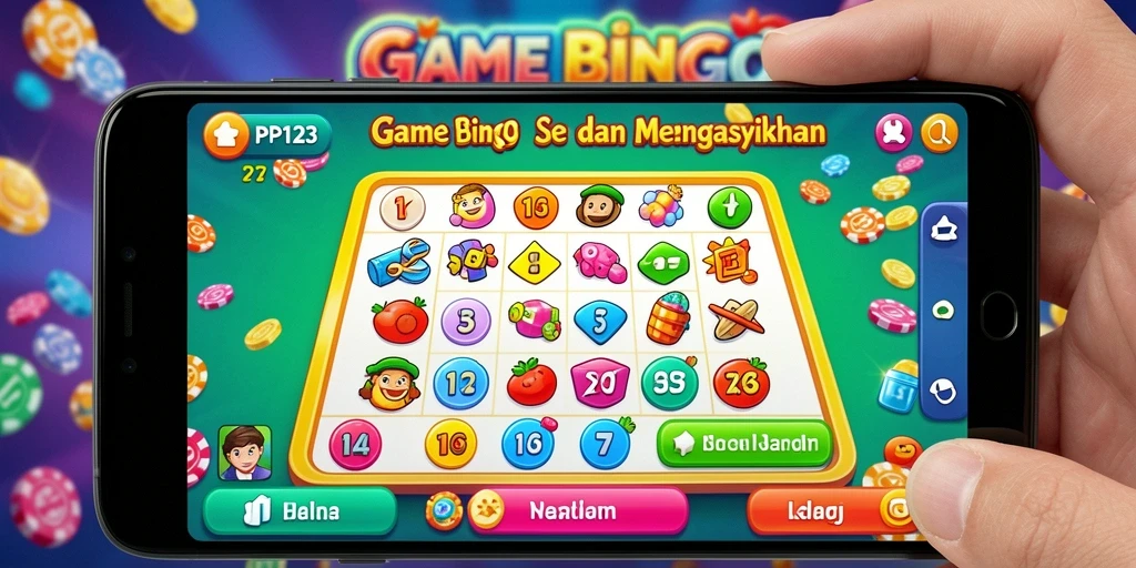 Tampilan gameplay Bingo yang seru dan interaktif dalam PP123.