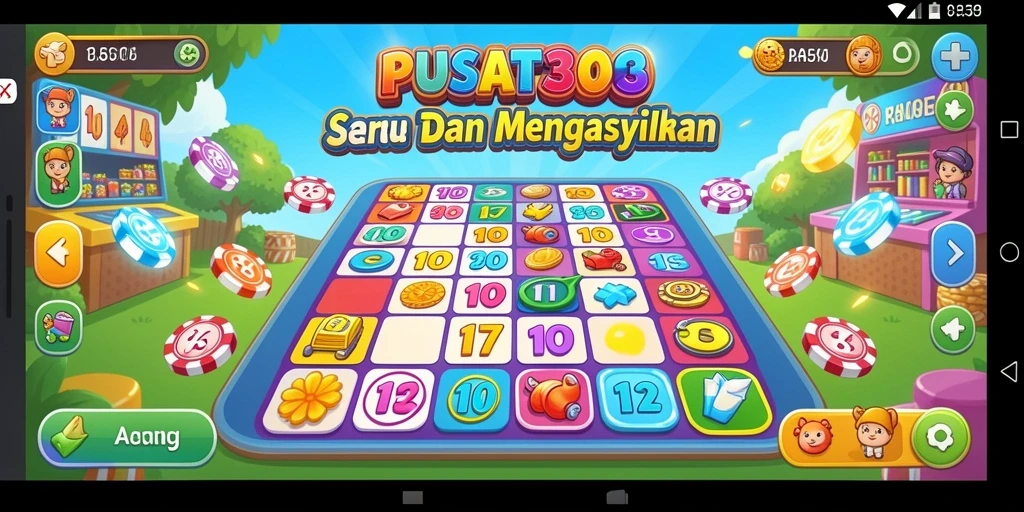 Screenshot gameplay Bingo yang mendebarkan di PUSAT303.