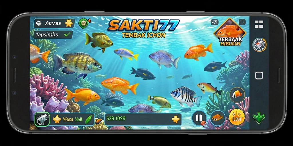 Tampilan gameplay SAKTI77 yang penuh warna dan menarik.