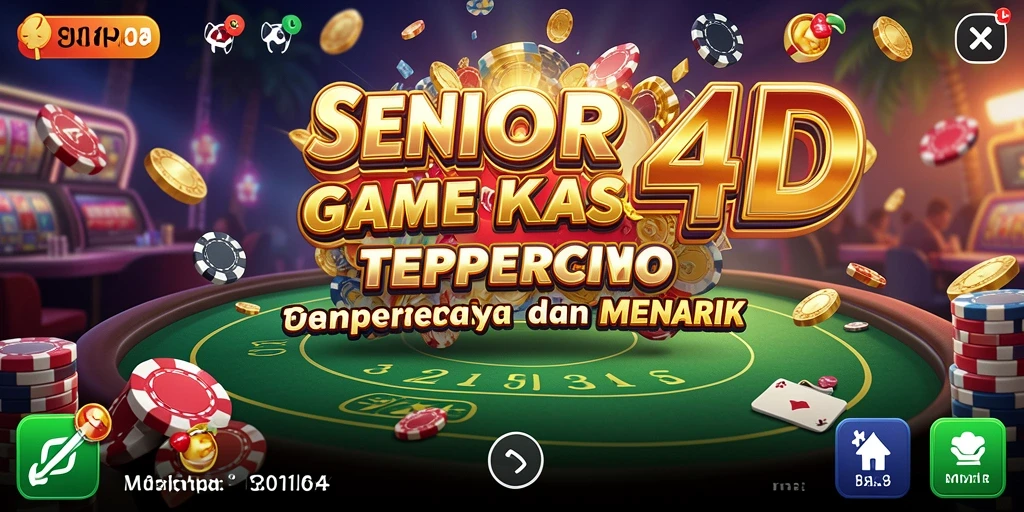 Tangkapan layar gameplay <strong>SENIOR4D</strong> yang menampilkan keseruan permainan kasino.