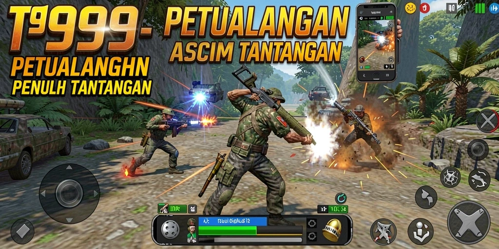 Tampilan gameplay T9999 yang mendebarkan dalam aksi.