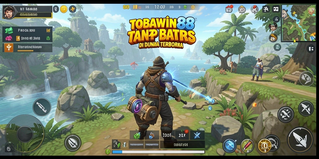 Screenshot menampilkan gameplay mendebarkan di dunia terbuka TOBAWIN88.