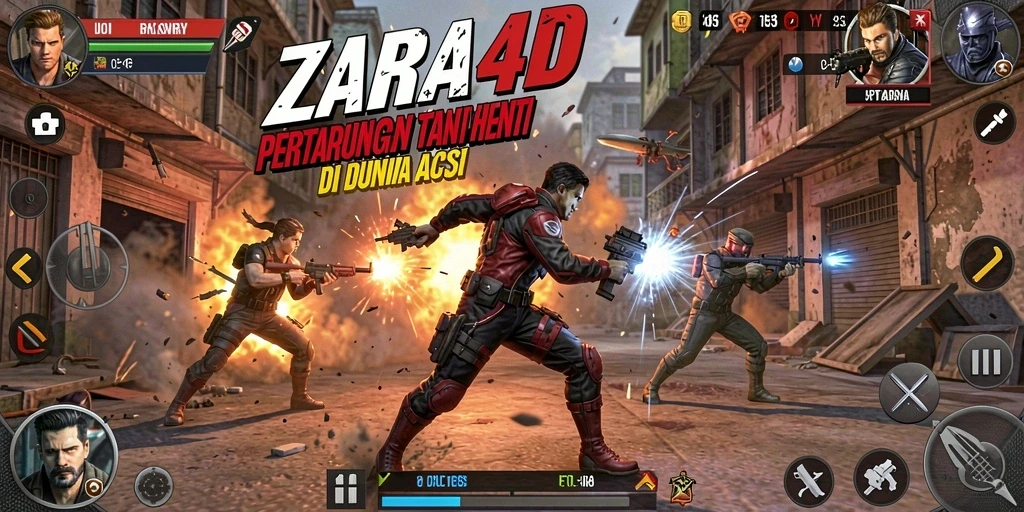 Gameplay seru dan menegangkan di ZARA4D.