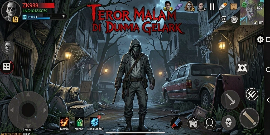 Tangkapan layar menunjukkan momen mencekam dari gameplay ZK988.